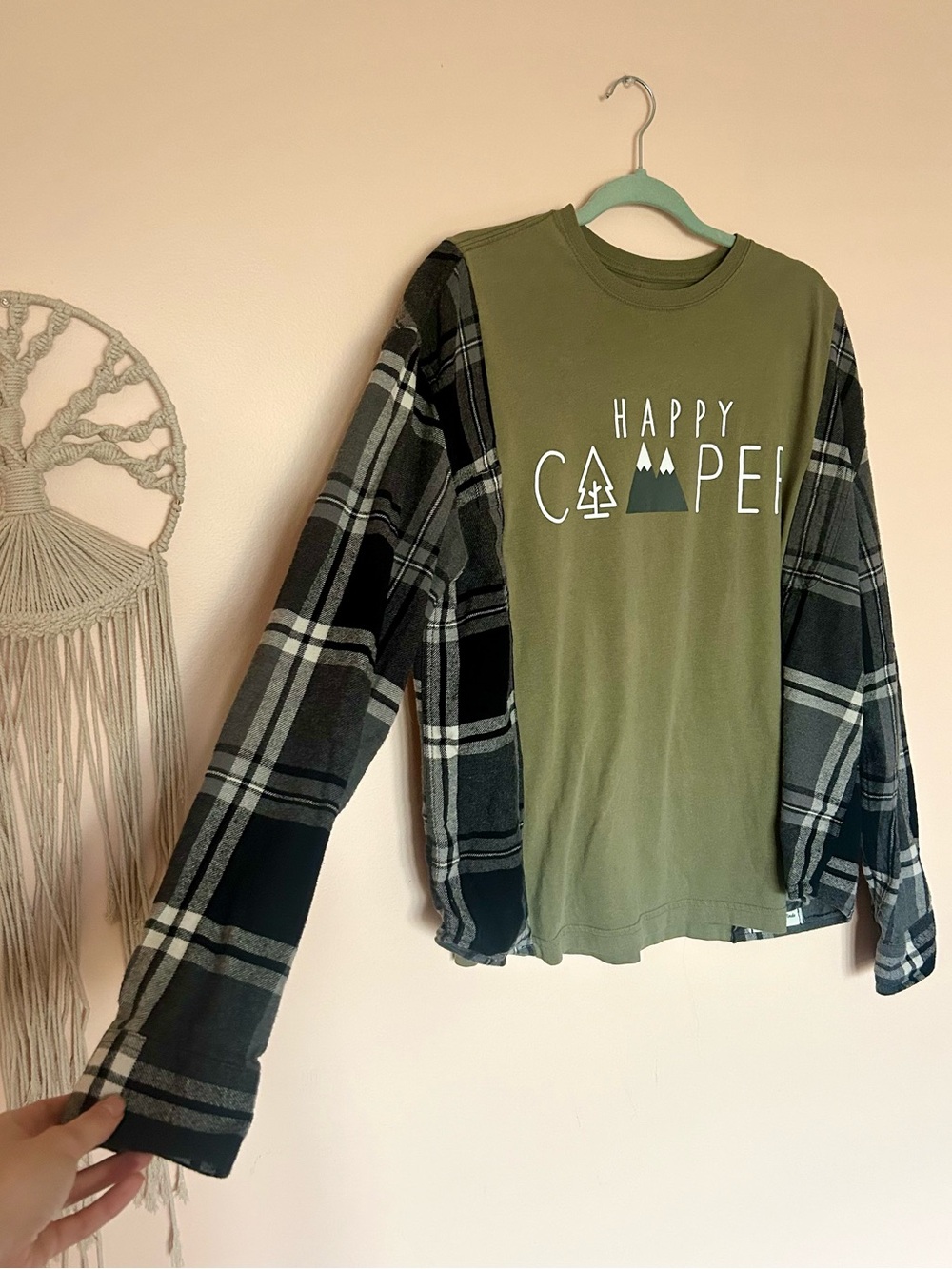 Upcycled Graphic Plaid